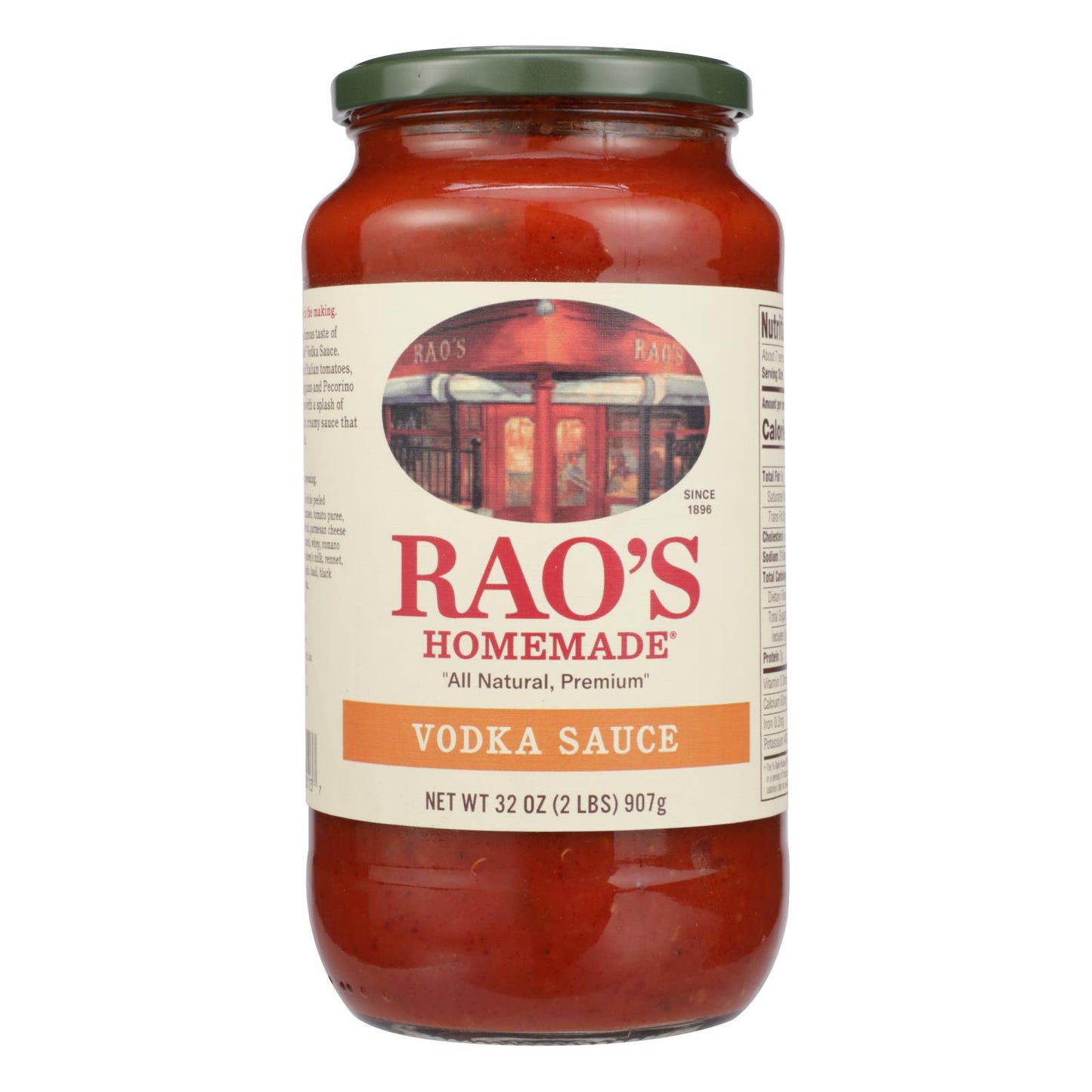 Rao's Homemade Vodka Sauce 32 Ounce; 32 Ounces; 6 Per Case - High Mart Wholesale