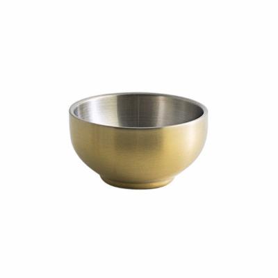 Front Of The House 6Oz Brass Stainless Bowls; 6 Each; 1 Per Case - High Mart Wholesale