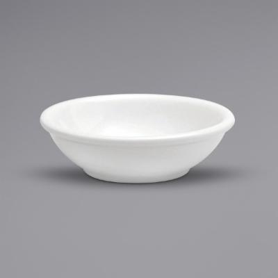 Oneida Buffalo Bright White Narrow Rim Plate 5 1/2"; 36 Each; 1 Per Case - High Mart Wholesale