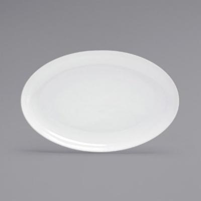Front Of The House 11.5" Harmony Oval Plate; 4 Each; 1 Per Case - High Mart Wholesale