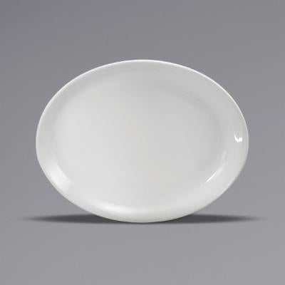 Buffalo Buffalo Cream White Coupe Platter 15 1/2"; 4 Each; 1 Per Case - High Mart Wholesale