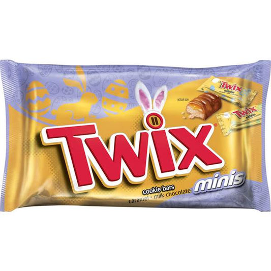 Twix Caramel Miniture Easter; 10.43 Ounce; 20 Per Case