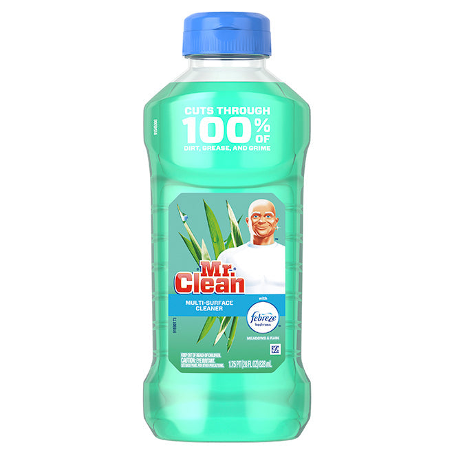 Mr. Clean Liquid Cleaning Febreze Meadows & Rain; 28 Fluid Ounces; 9 Per Case