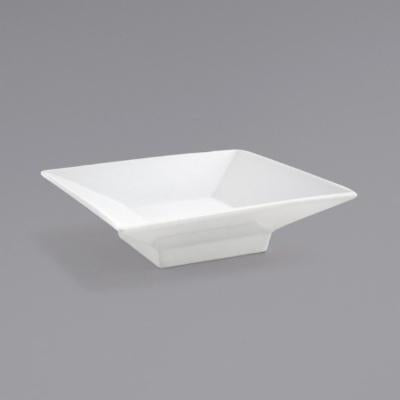 Front Of The House- Foh 6 Inch Square Footed Kyoto Dish; 6 Each; 1 Per Case - High Mart Wholesale