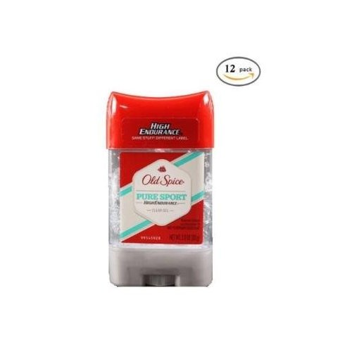 Old Spice Deodorant Clear Gel Pure Sport; 2.85 Ounces; 3 Per Box; 4 Per Case