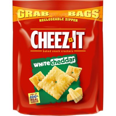 Cheez-It Grab Bag Reclosable White Cheddar Crackers; 7 Ounces; 6 Per Case