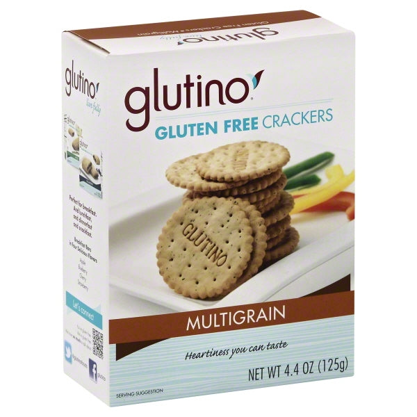 Glutino Gluten Free Multigrain Crackers; 4.4 Ounces; 6 Per Case - High Mart Wholesale