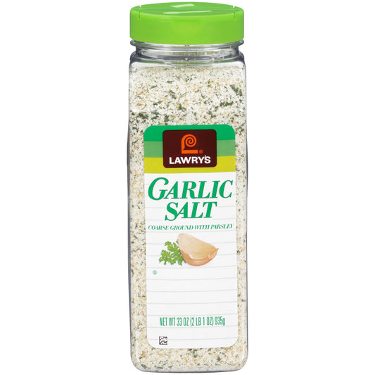 Lawry's Seasoning Garlic Salt; 33 Ounces; 15 Per Case