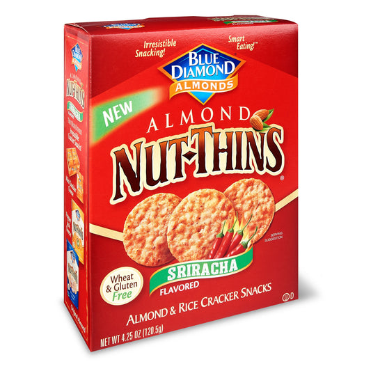 Blue Diamond Nut Thins Sriracha; 4.25 Ounce; 6 Per Case - High Mart Wholesale