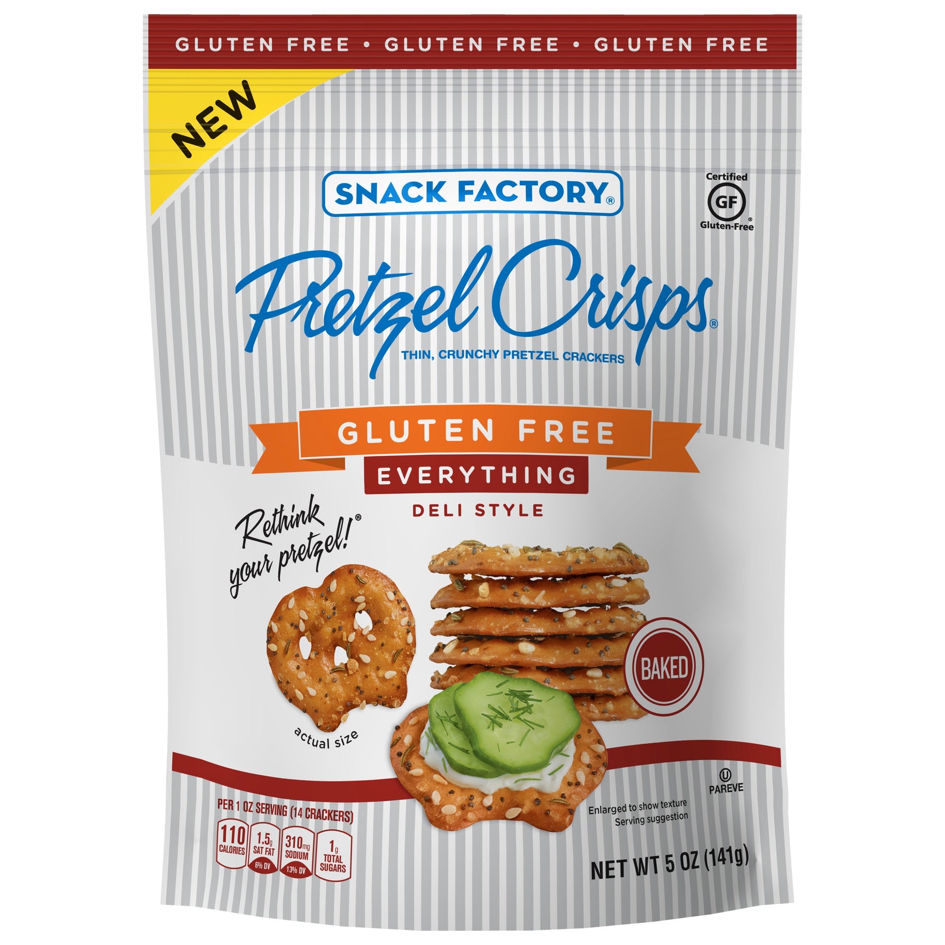Snack Factory Gluten Free Everything; 5 Ounce; 12 Per Case - High Mart Wholesale