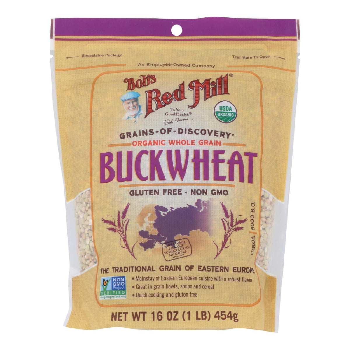 Bob's Red Mill Natural Foods Inc Buckwheat Organic; 16 Ounces; 4 Per Case