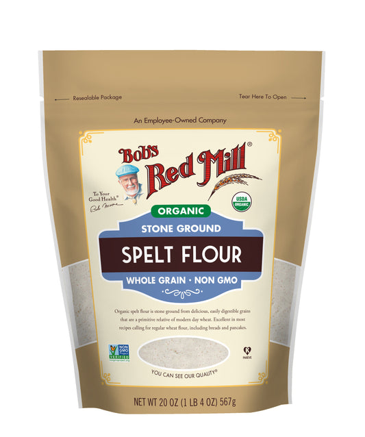 Bob's Red Mill Natural Foods Inc Spelt Flour Organic; 20 Ounces; 4 Per Case