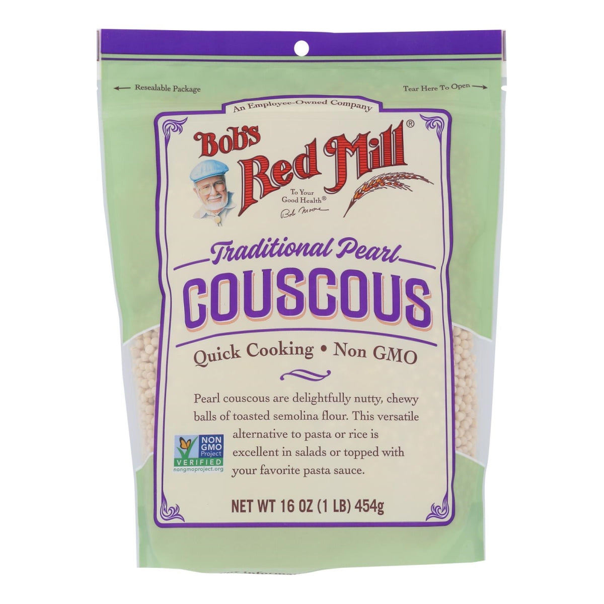 Bob's Red Mill Natural Foods Inc Couscous Pearl; 16 Ounces; 4 Per Case