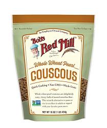 Bob's Red Mill Natural Foods Inc Couscous Pearl Whole Wheat; 16 Ounces; 4 Per Case