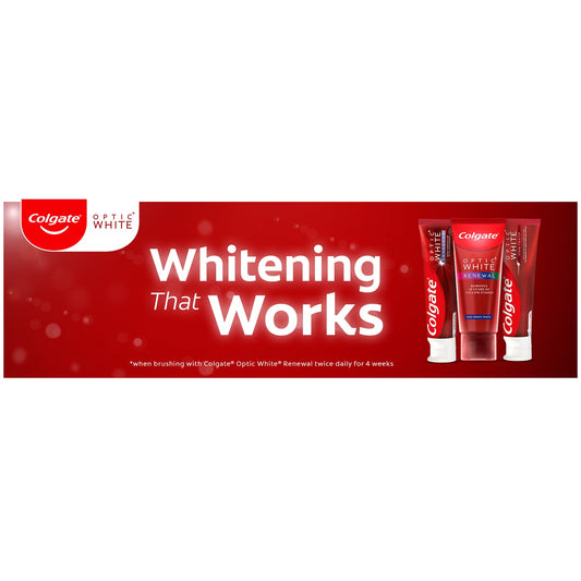 Colgate Optic White Renewal Toothpaste 3 Ounce; 3 Ounces; 6 Per Box; 4 Per Case