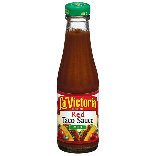 La Victoria Sauce Mild Red Taco Retail; 8 Ounces; 12 Per Case - High Mart Wholesale