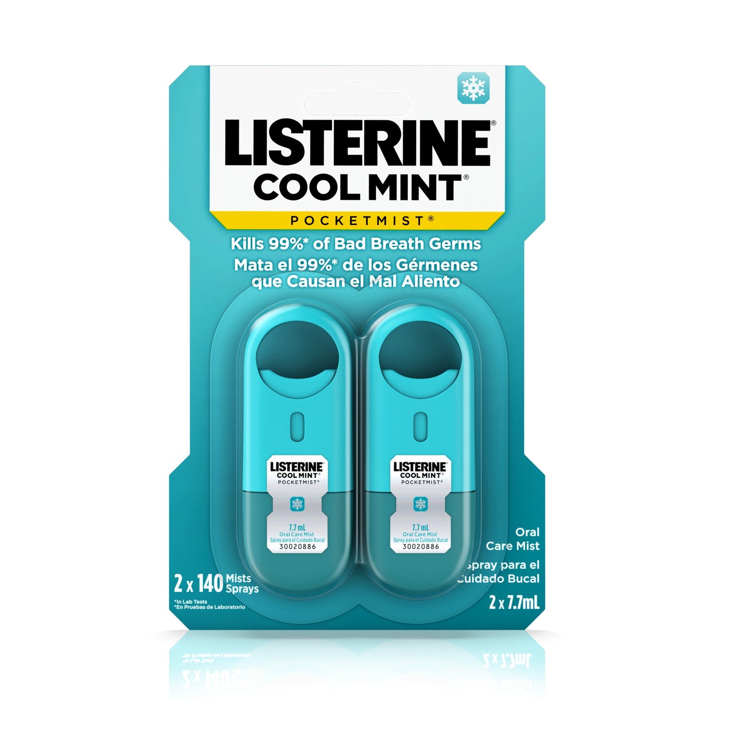 Listerine Cool Mint Pocketmist; 15.4 Milileter; 6 Per Box; 6 Per Case