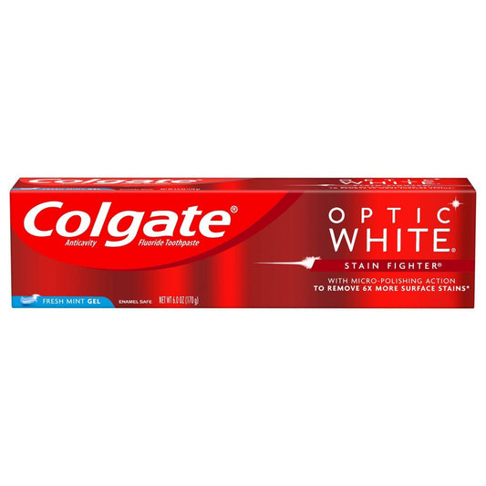 Colgate Optic White Toothpaste; 6 Ounces; 6 Per Box; 4 Per Case