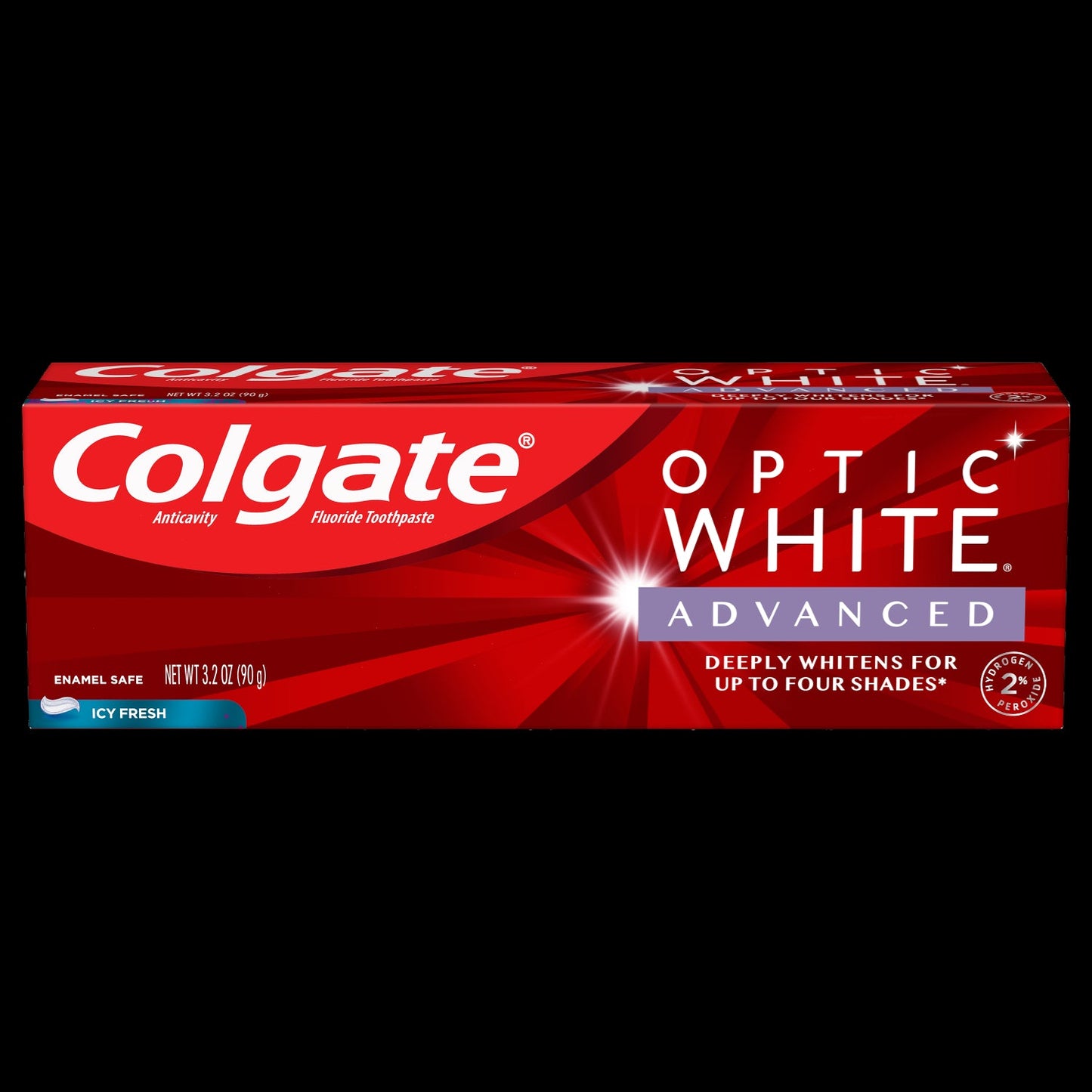 Colgate Optic White Advanced Toothpaste; 3.2 Ounces; 6 Per Box; 4 Per Case