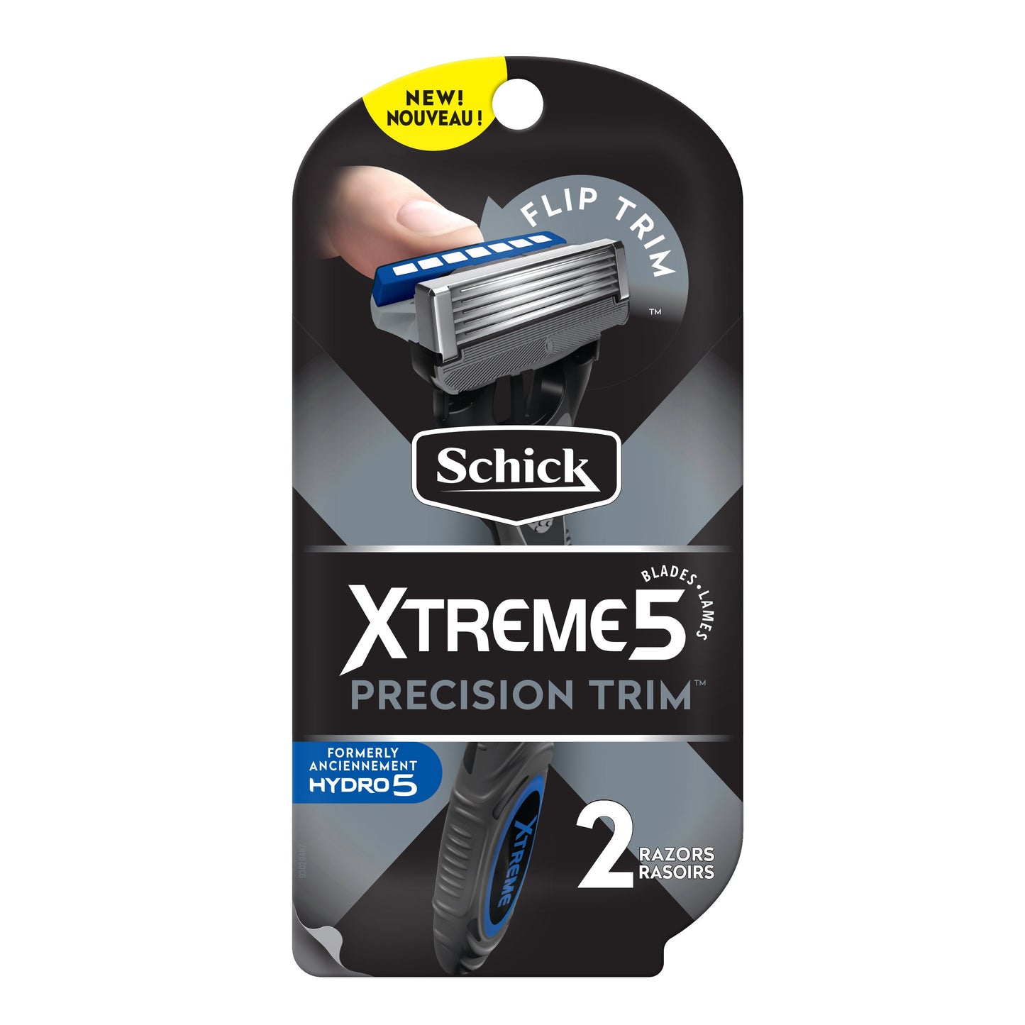 Edgewell Xtreme 5 Precision Trim; 2 Count; 3 Per Box; 4 Per Case