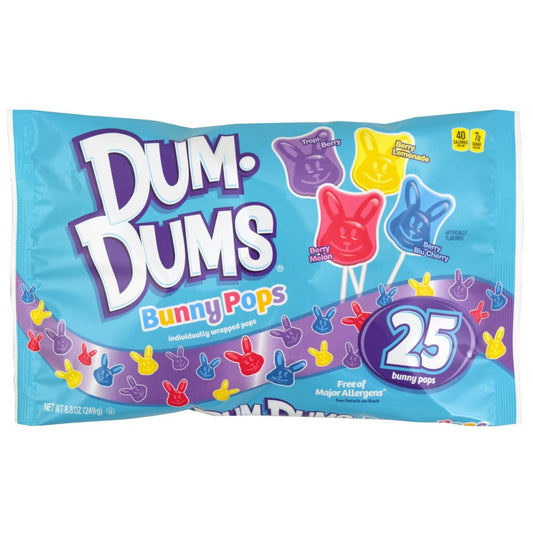 Dum Dums Bunny Pops; 8.8 Ounces; 12 Per Case