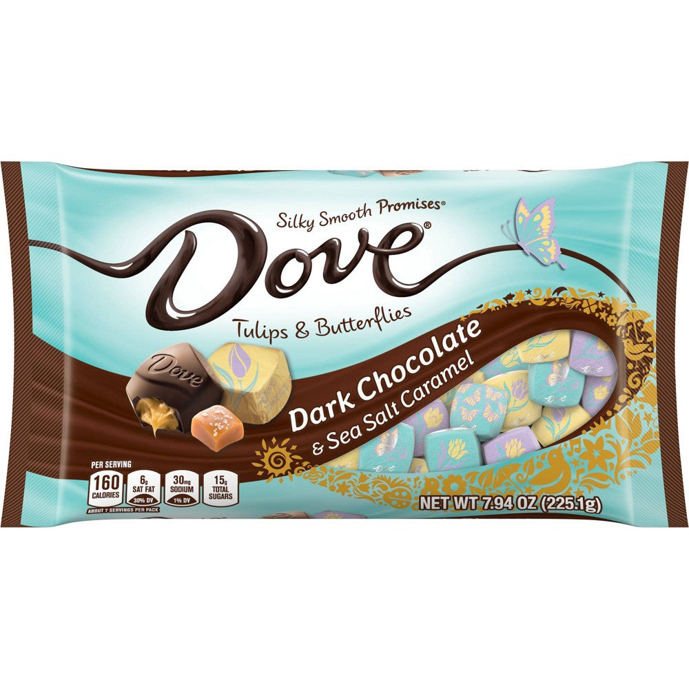 Dove Dark Chocolate Sea Salt Caramel Easter; 7.94 Ounces; 12 Per Case