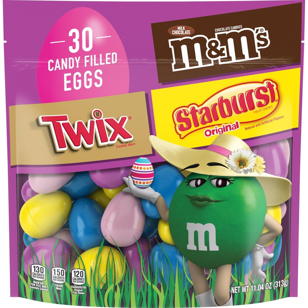 Mixed Chocolate/Sugar Egg Stand Up Pouch Easter; 11.04 Ounce; 6 Per Case