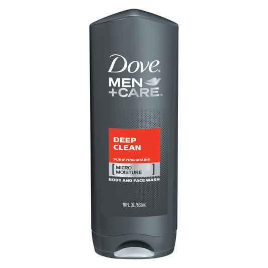 Dove Dove Body Wash Men + Care Deep Clean; 18 Fluid Ounce; 4 Per Case