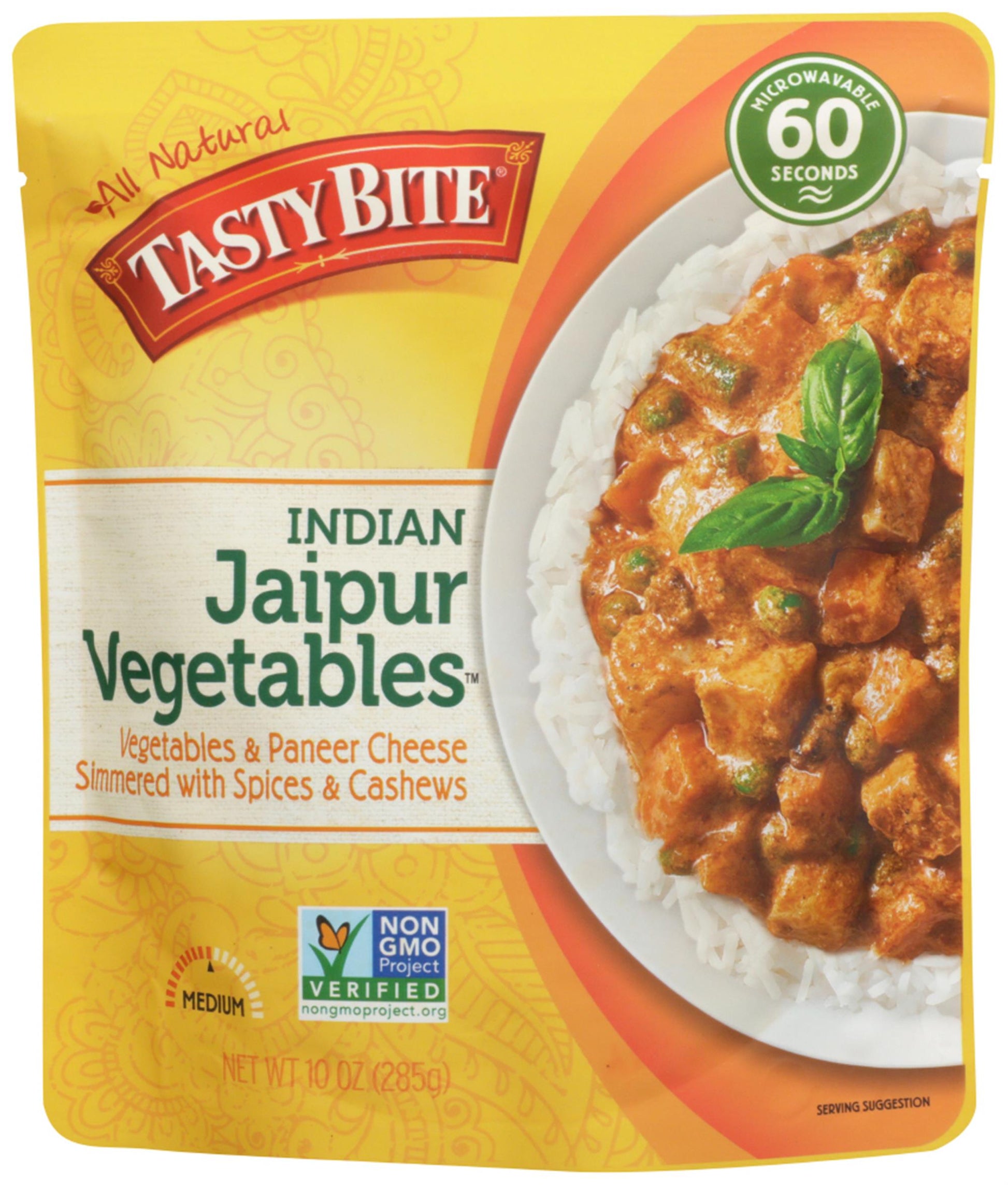Tasty Bite Jaipur Vegetable; 10 Ounces; 48 Per Case - High Mart Wholesale