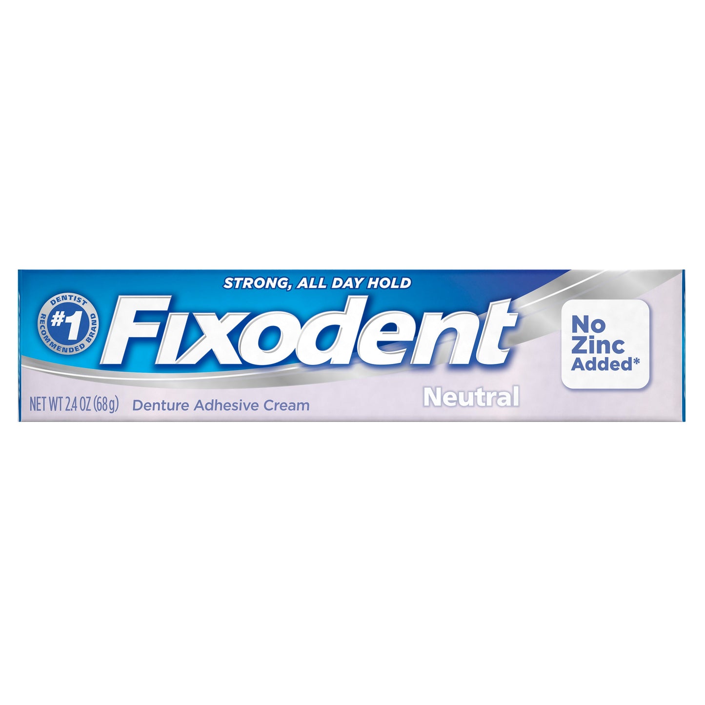 Fixodent Denture Adhesive Neutral; 2.4 Ounces; 6 Per Box; 4 Per Case