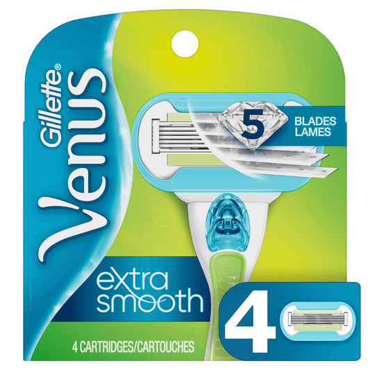 Venus Razor Blade Cartridge Embrace; 4 Count; 6 Per Box; 8 Per Case