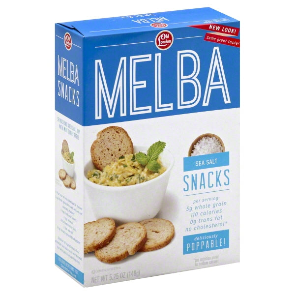 Old London Foods Old London Foods Melba Snacks Sea Salt; 5.25 Ounces; 12 Per Case - High Mart Wholesale