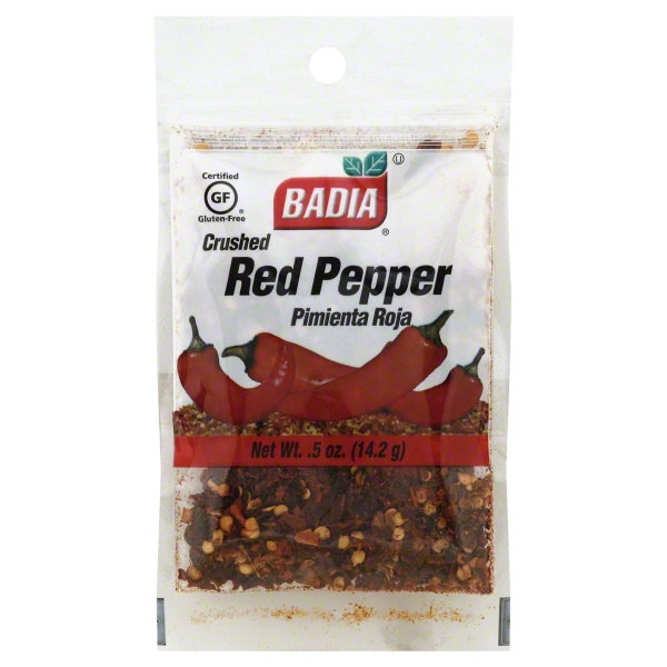 Badia Crushed Red Peppers; 0.5 Ounces; 12 Per Box; 48 Per Case