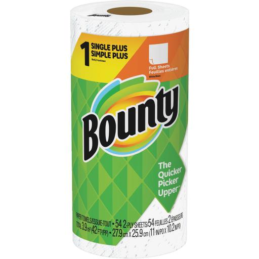 Bounty Paper Towel White; 42 Square Foot; 24 Per Case