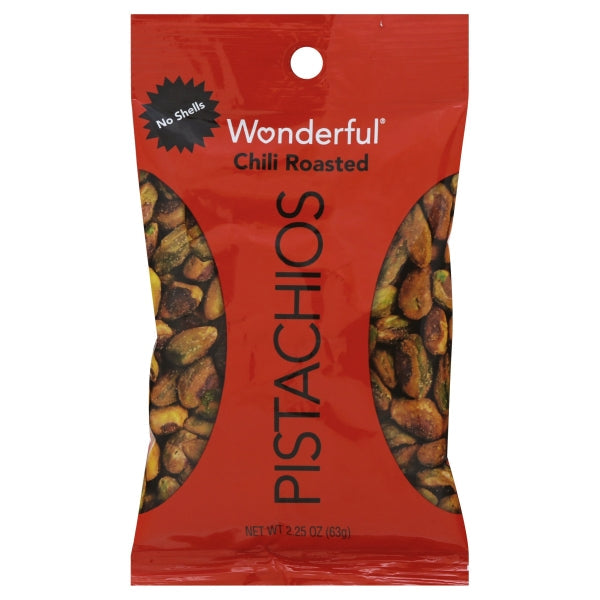 Wonderful Pistachios No Shell Chili Roasted Pistachios; 2.25 Ounces; 8 Per Box; 3 Per Case