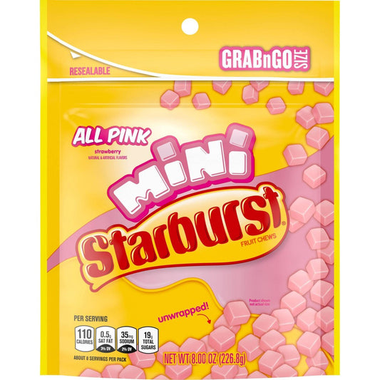 Starburst Minis All Pink; 8 Ounces; 8 Per Case