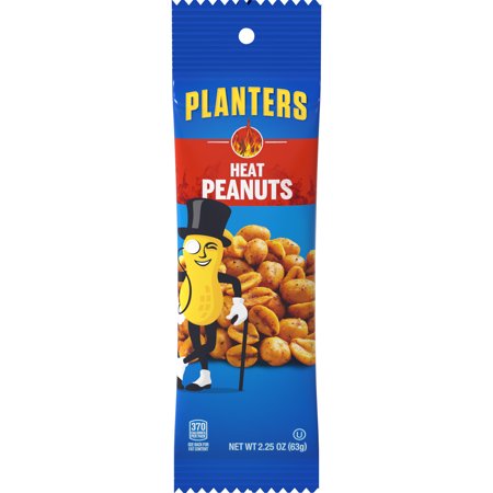 Planters Heat Peanut 2.25 Ounce Tube - 15 Per Pack - 3 Per Case; 2.25 Ounces; 15 Per Box; 3 Per Case