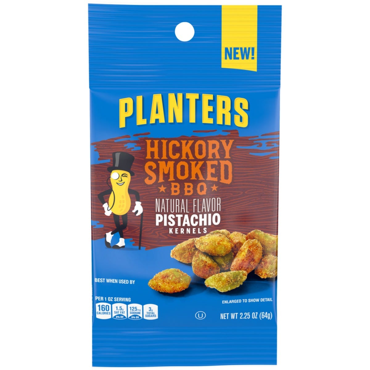 Planters Hickory Smoked Barbecue Pistachio; 2.25 Ounces; 10 Per Box; 3 Per Case