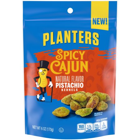 Planters Pistachio Spicy Cajun; 6 Ounces; 8 Per Case