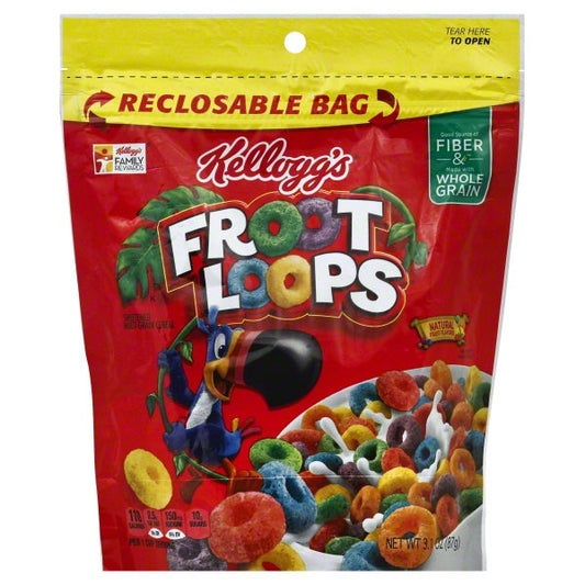 Kellogg's Froot Loops Cereal; 3.1 Ounces; 6 Per Case