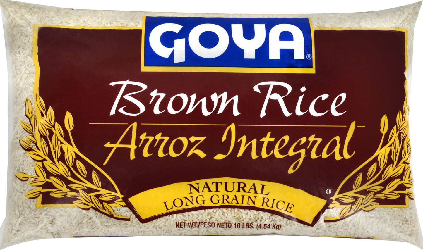 Goya Natural Long Grain Brown Rice; 160 Ounce; 6 Per Case