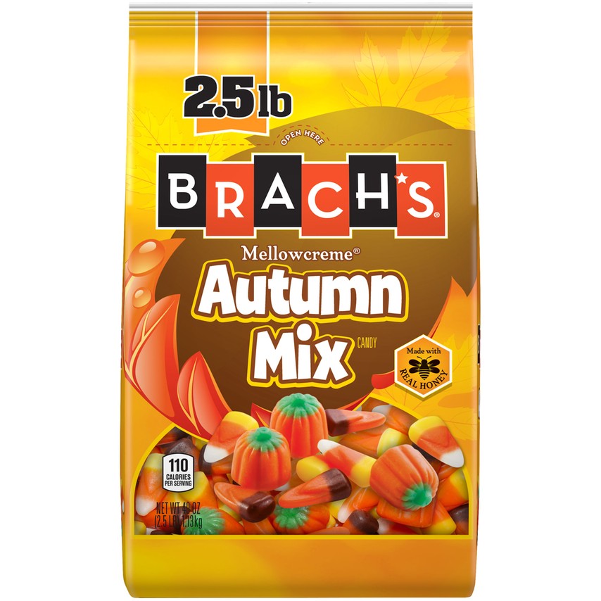 Brachs Candy Corn Autumn Mix; 40 Ounces; 6 Per Case - High Mart Wholesale