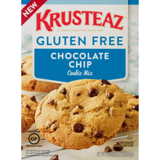 Krusteaz Gluten Free Chocolate Chip Cookie Mix; 18 Ounce; 8 Per Case - High Mart Wholesale
