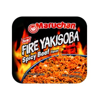 Maruchan Ramen Yakisoba Fire Flaming Beef; 3.99 Ounces; 8 Per Case - High Mart Wholesale