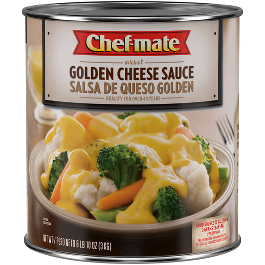 Chef-Mate Golden Cheese Sauce; 106 Ounces; 6 Per Case - High Mart Wholesale