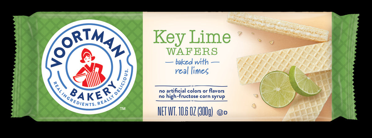 Voortman Key Lime Layered Wafers; 10.6 Ounces; 12 Per Case - High Mart Wholesale