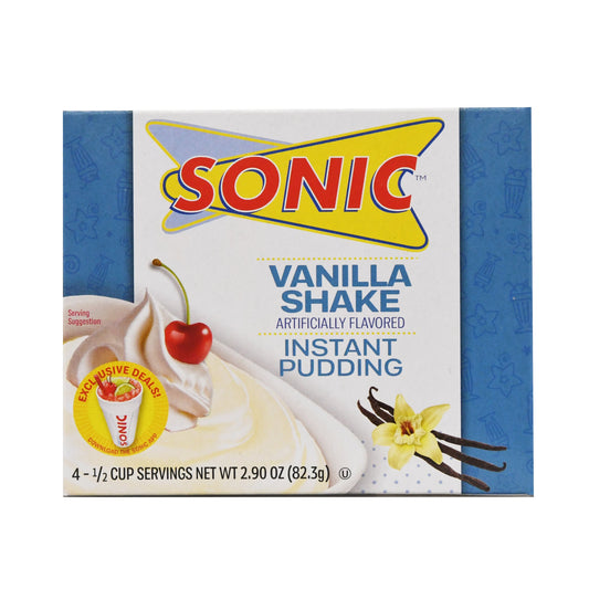 Sonic Instant Vanilla Shake Pudding; 2.9 Ounces; 12 Per Case - High Mart Wholesale