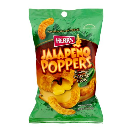 Herr Foods Inc Jalapeno Cheese Curls; 3 Ounce; 10 Per Case - High Mart Wholesale