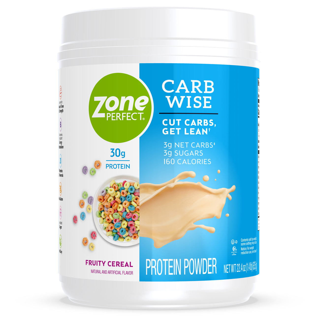 Zoneperfect Zone Powder Fruity Cereal; 1.4 Pounds; 2 Per Case - High Mart Wholesale