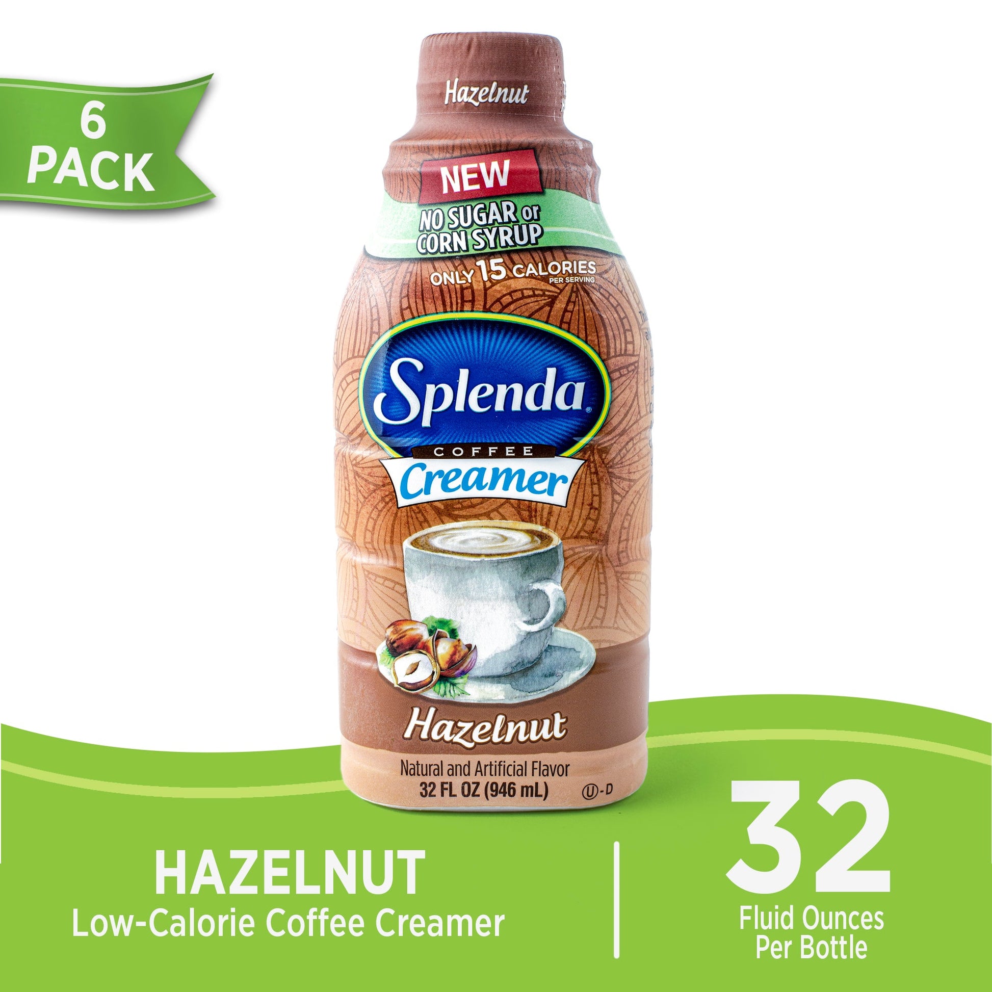 Splenda Hazelnut Creamer; 32 Fluid Ounces; 6 Per Case - High Mart Wholesale